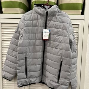 Spyder Light Gray Quilted Jacket